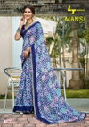 Mansi Vol 13 By Lt Micro Printed Ladies Pochampally Saree Wholesale Market In Surat
